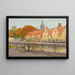 Quai à Bruges - Louis Titz — oprawiony obraz na ścianie