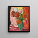 Dahlias cruche verte - Louis Valtat — oprawiony obraz na ścianie