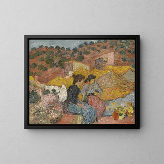 Fontaine espagnole - Louis Valtat — oprawiony obraz na ścianie