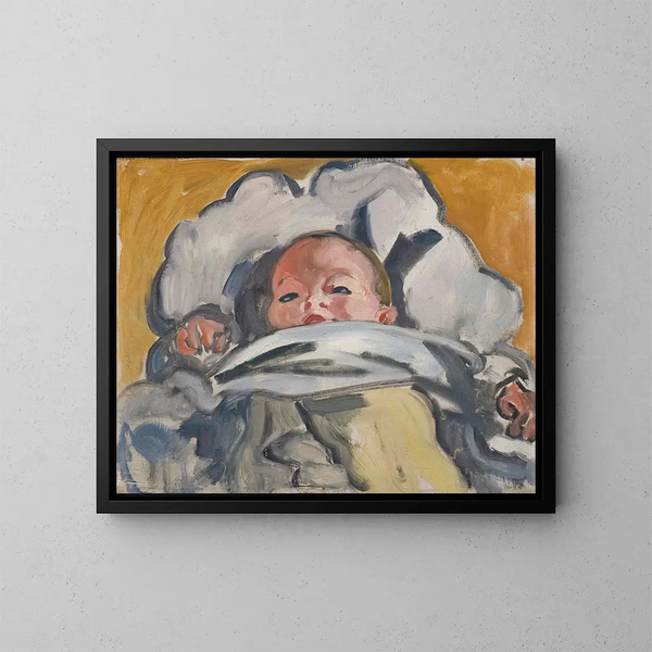 Le bébé - Louis Valtat — oprawiony obraz na ścianie