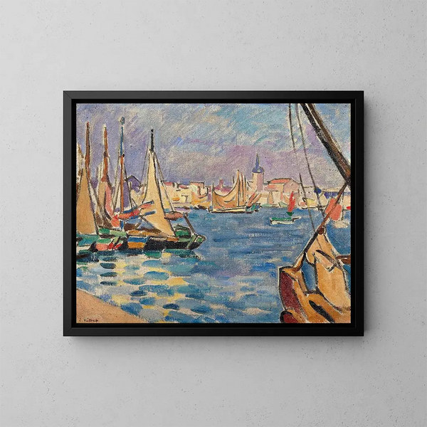 Les Sables-d'Olonne - Louis Valtat — oprawiony obraz na ścianie