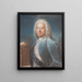 Przypuszczalny portret markiza Henriego Camille'a De Beringhena - Louis Vigée — oprawiony obraz na ścianie