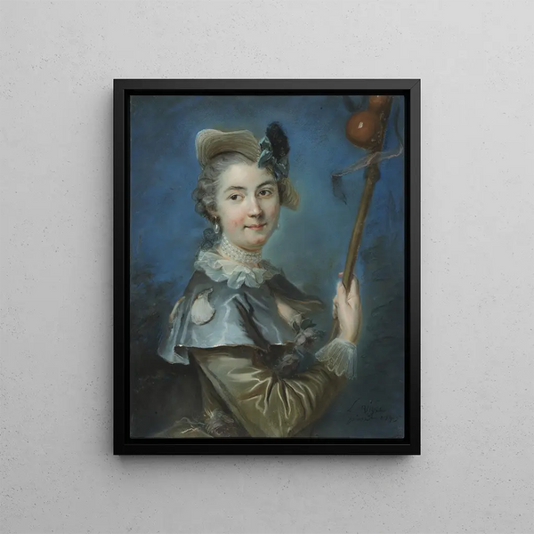 Louis Vige - Unknown woman in pilgrim costume.webp