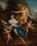 Zephyr koronujący florę - Louis de Boullogne młodszy — widok dzieła