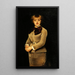 Portretowy Obraz Jeanne Samary 1857-1890 członkini Comédie-Française - Louise Abbema — oprawiony obraz na ścianie