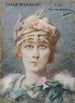 Portretowy obraz Sarah Bernhardt 1844-1923 w roli Adrienne Lecouvreur - Louise Abbema — widok dzieła