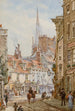Widok na Cambridge - Louise Rayner — widok dzieła