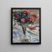 Asters w kielichu - Lovis Corinth — oprawiony obraz na ścianie