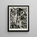 Wypędzenie z raju - Lovis Corinth — oprawiony obraz na ścianie