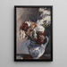 Chryzantemy w dzbanku - Lovis Corinth — oprawiony obraz na ścianie