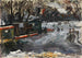 Patinoire dans le Tiergarten de Berlin - Lovis Corinth — widok dzieła