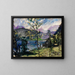 pejzażowy nad Walchensee - Lovis Corinth — oprawiony obraz na ścianie