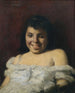 Dziewczyna śmieje się - Lovis Corinth — widok dzieła