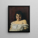 Dziewczyna śmieje się - Lovis Corinth — oprawiony obraz na ścianie