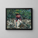 Dziewczyna w strumieniu - Lovis Corinth — oprawiony obraz na ścianie