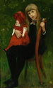 Portret Anny Schaumburg z lalką - Lovis Corinth — widok dzieła