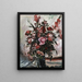 Rosa Rosen Roses roses - Lovis Corinth — oprawiony obraz na ścianie