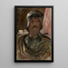 Autoportret w zbroi - Lovis Corinth — oprawiony obraz na ścianie