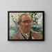 Autoportret nad Walchensee - Lovis Corinth — oprawiony obraz na ścianie