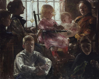 Rodzina malarza Fritza Rumpfa - Lovis Corinth — widok dzieła