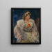 La chanteuse Frieda Halbe - Lovis Corinth — oprawiony obraz na ścianie