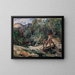 pejzażu tyrolskiego z mostem - Lovis Corinth — oprawiony obraz na ścianie
