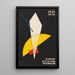 Weimar Bauhaus Kartki pocztowe N° 7 - László Moholy-Nagy — oprawiony obraz na ścianie