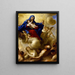 La Vierge à l'Enfant avec les âmes du Purgatoire - Luca Giordano — oprawiony obraz na ścianie