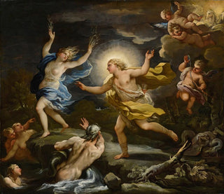 Apollon i Dafne - Luca Giordano — widok dzieła