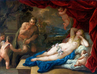 Jowisz i Antiope - Luca Giordano — widok dzieła