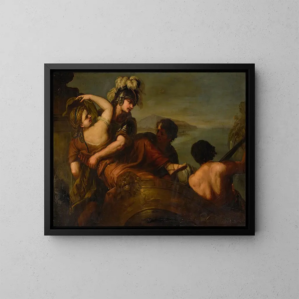 L'Enlèvement d'Hélène - Luca Giordano — oprawiony obraz na ścianie