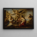 Ofiara Manoaha - Luca Giordano — oprawiony obraz na ścianie
