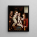 La Sainte Famille et saint Étienne - Luca Longhi — oprawiony obraz na ścianie