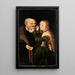 Niezgodna para - Lucas Cranach Starszy — oprawiony obraz na ścianie