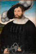 Portret pana A von Rechenberg - Lucas Cranach starszy — widok dzieła