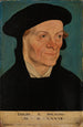 Portret reformatora Georga Spalatina - Lucas Cranach Starszy — widok dzieła