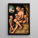 Charité - Lucas Cranach Starszy — oprawiony obraz na ścianie