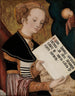 Święty z pergaminem - Lucas Cranach Starszy — widok dzieła