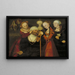 Herkules z Omfale - Lucas Cranach Starszy — oprawiony obraz na ścianie