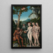 Sądu Parysa - Lucas Cranach Starszy — oprawiony obraz na ścianie