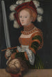 Judith z głową Holofernesa - Lucas Cranach Starszy — widok dzieła