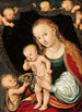 Matka Boska z Dzieciątkiem i młodym Świętym Janem Chrzcicielem - Lucas Cranach starszy — widok dzieła