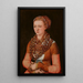 portret Anny Buchner z domu Lindacker - Lucas Cranach starszy — oprawiony obraz na ścianie