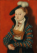 portret Christiane d'Eulenau - Lucas Cranach starszy — widok dzieła