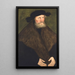 Portret księcia Henryka Pobożnego Saksonii - Lucas Cranach Starszy — oprawiony obraz na ścianie