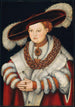 portret Madeleine de Saxe, żony elektora Joachima II z Brandenburgii - Lucas Cranach Starszy — widok dzieła