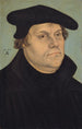 Portret Martina Lutra - Lucas Cranach Starszy — oprawiony obraz na ścianie