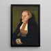 Portret damy - Lucas Cranach starszy — oprawiony obraz na ścianie