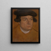 Portret mężczyzny - Lucas Cranach Starszy — oprawiony obraz na ścianie