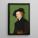 Portret kobiety - Lucas Cranach Starszy — oprawiony obraz na ścianie